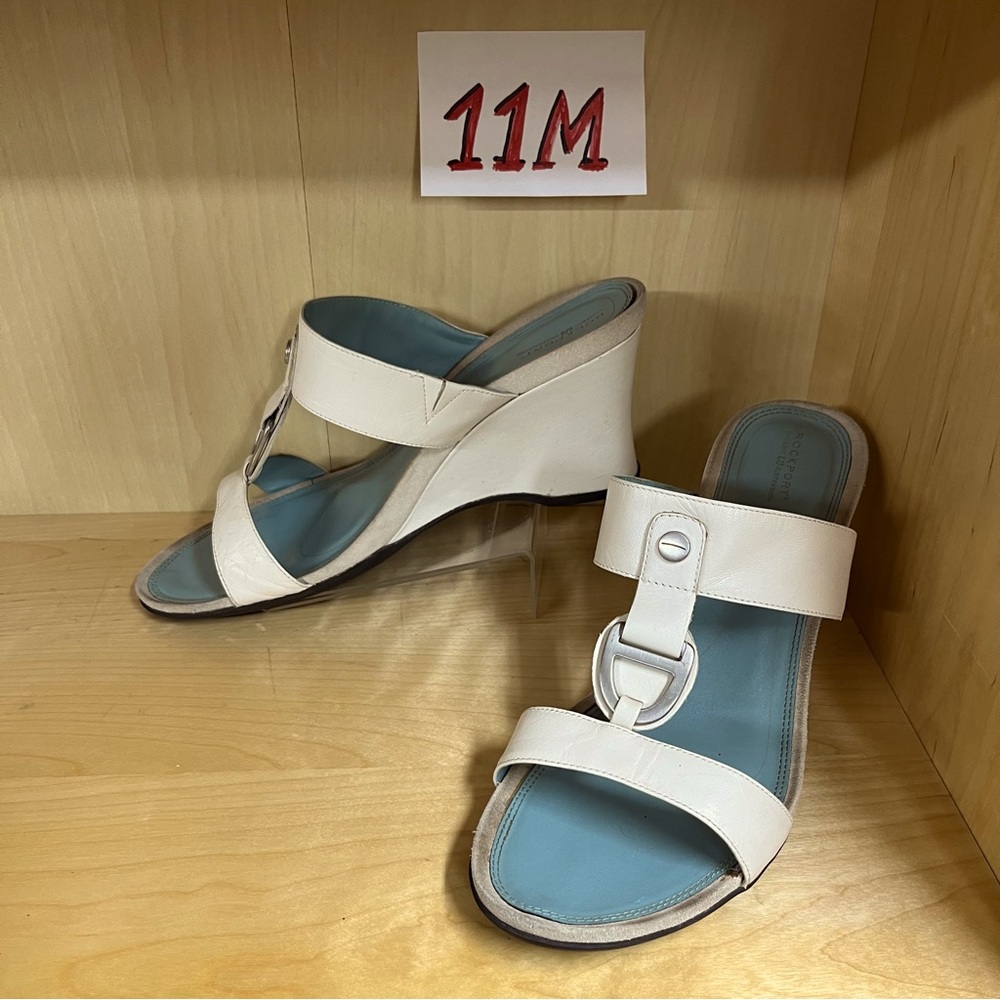 #073 Rockport Slide Wedge Sandal,  Size 11M